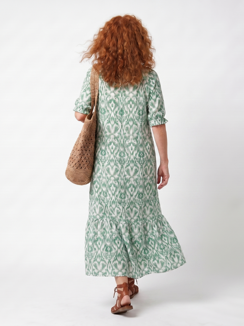 Corinne | Robe Maxi Fleurie Élégante