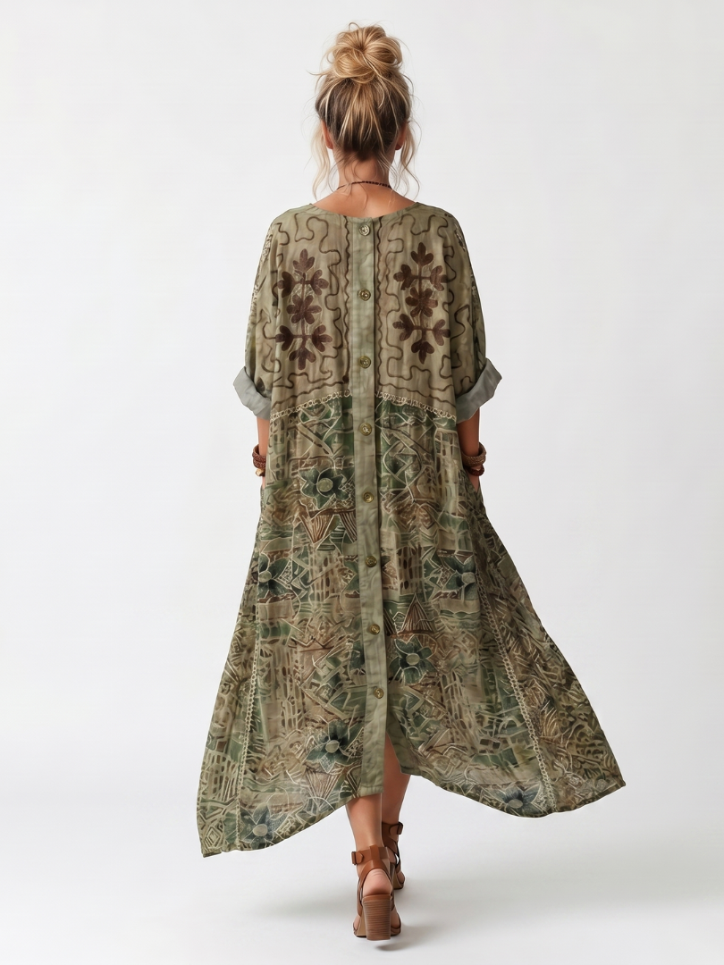 Josée | Robe Maxi Bohème Imprimée