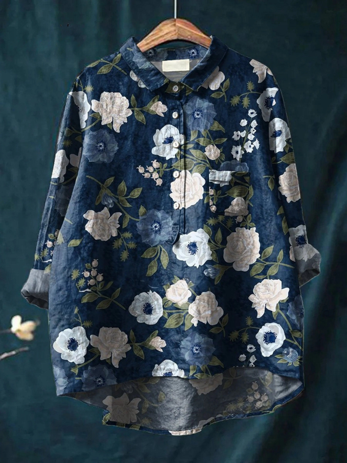 LAUREN | Chemise Floral Aérienne