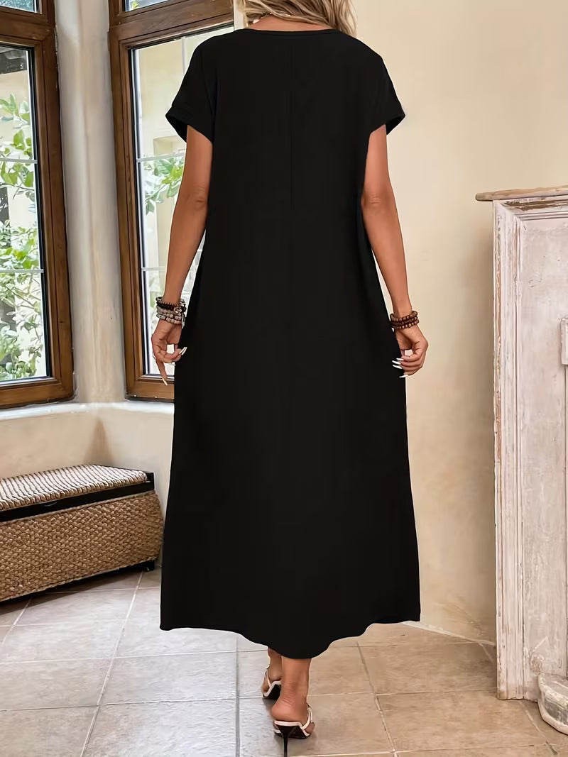 MARGAUX | Robe longue élégante et minimaliste
