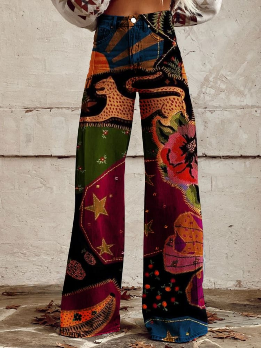 SYLVIE™ |Pantalon Bohème Chic