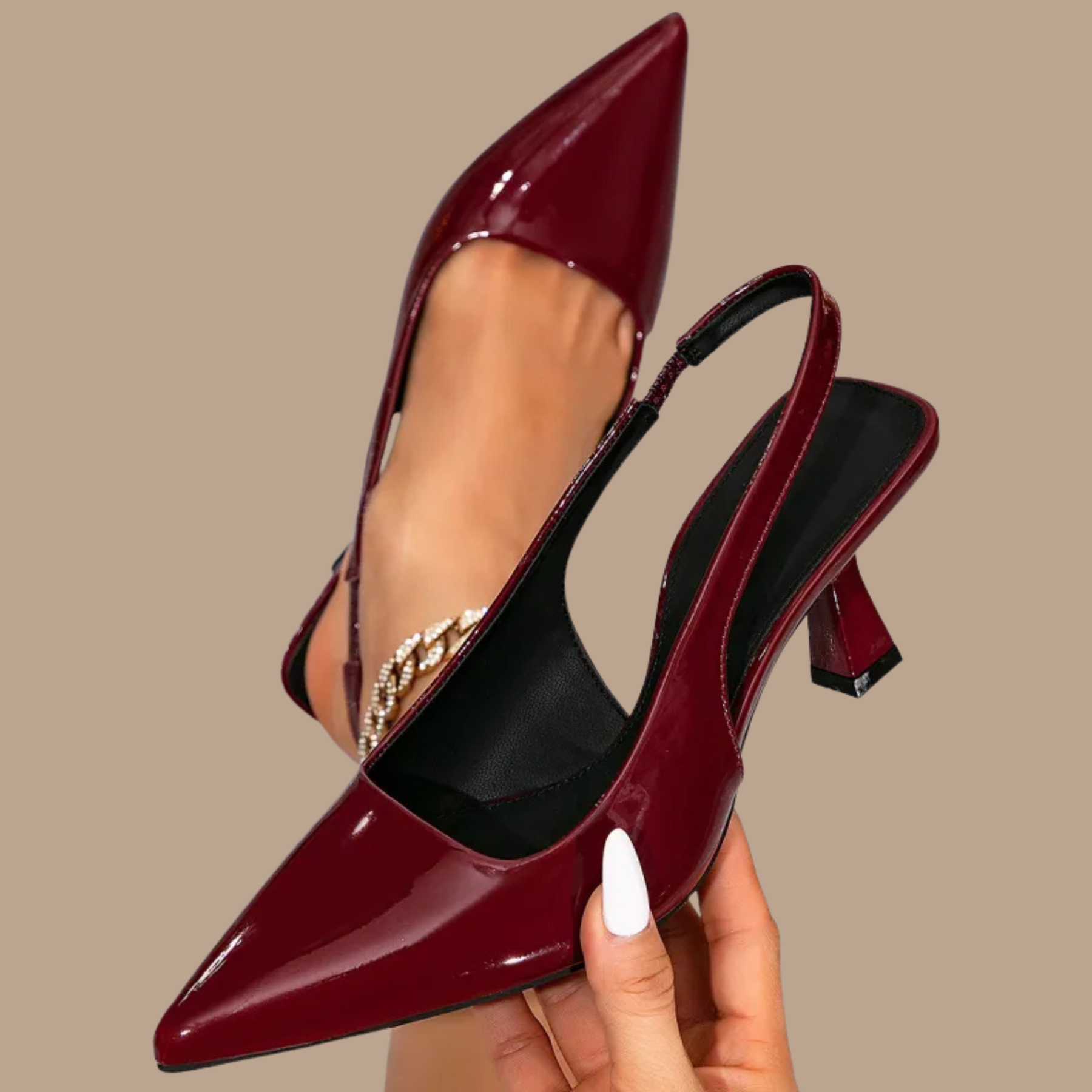 LISON™ | Talons Bordeaux