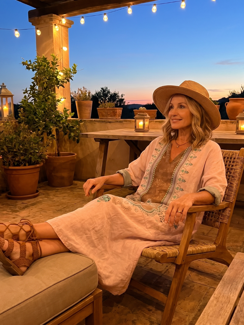 Océane | Robe Maxi Bohème Brodée