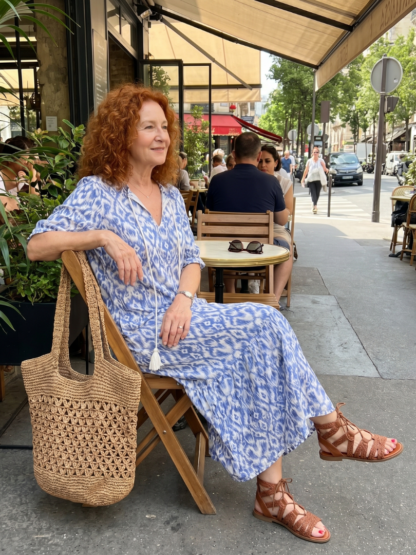 Élodie | Robe Maxi Fleurie Élégante