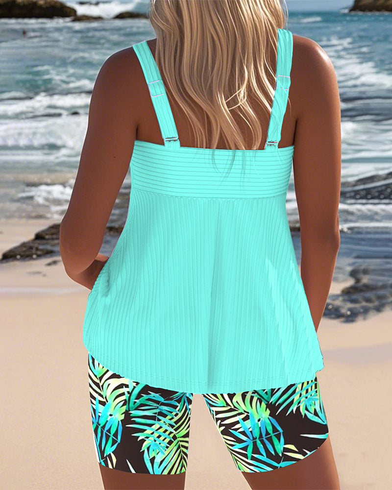 LUCIENNE | Ensemble de Tankini Coloré