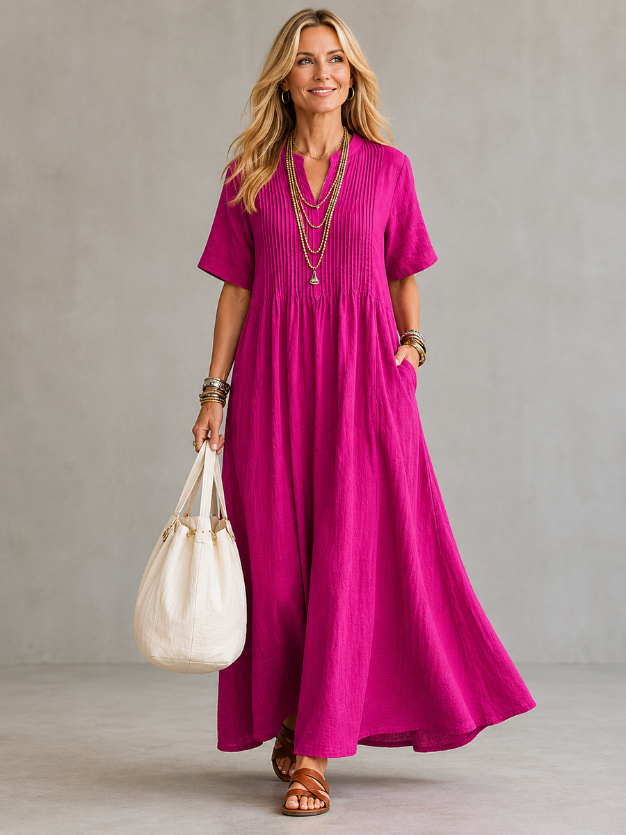 Évelyne | Robe Maxi Élégante