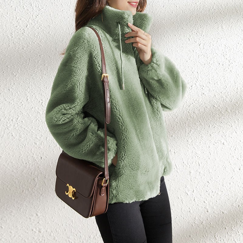 Lune | Manteau Matelassé à Col Montant