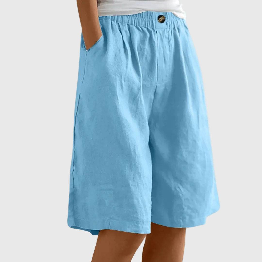 MARIE | Shorts Amples Taille Élastique