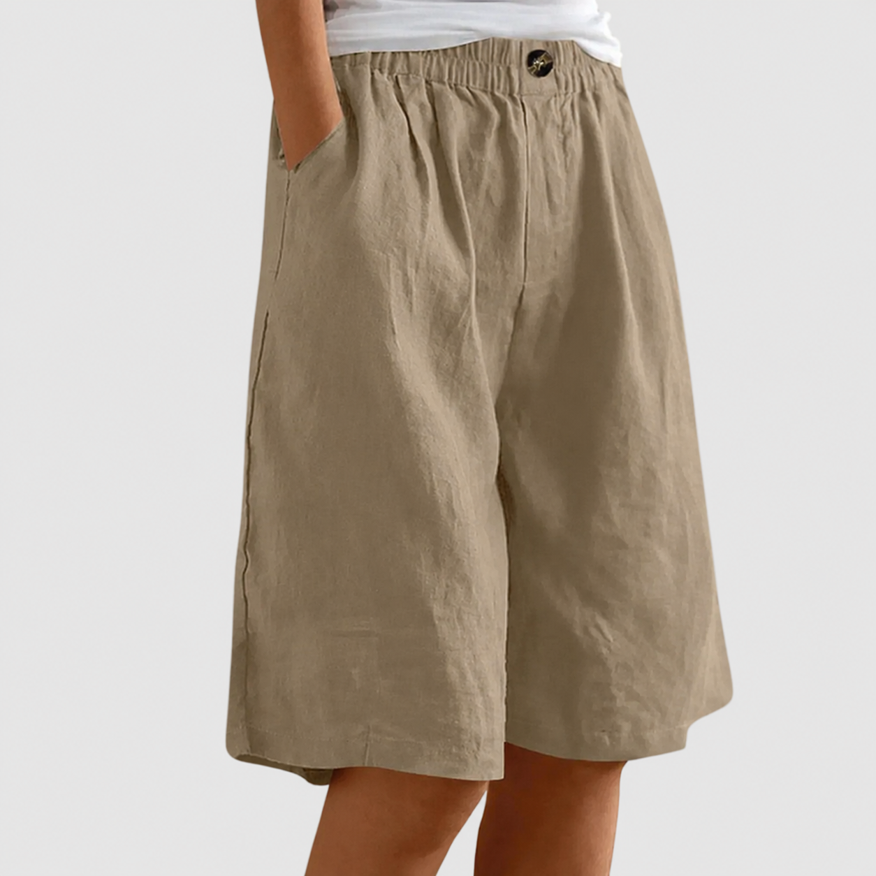 MARIE | Shorts Amples Taille Élastique