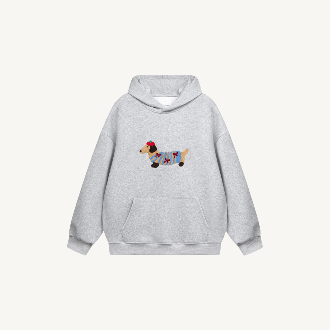 DENISE™ | Hoodie brodé chiot