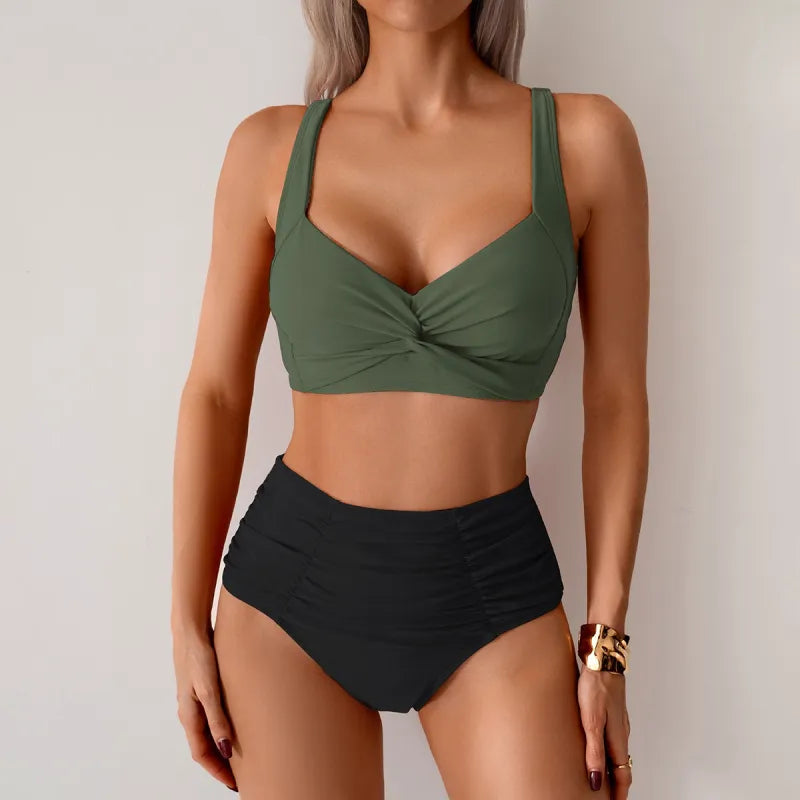 NALA | Ensemble de bikini d'été taille haute