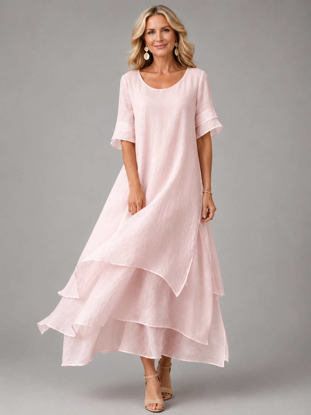 Camille | Robe Maxi Élégante à Volants