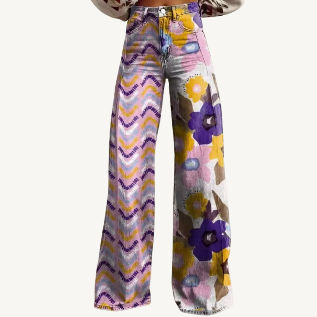 ISADORA™ | Pantalons Fleurs Bohèmes