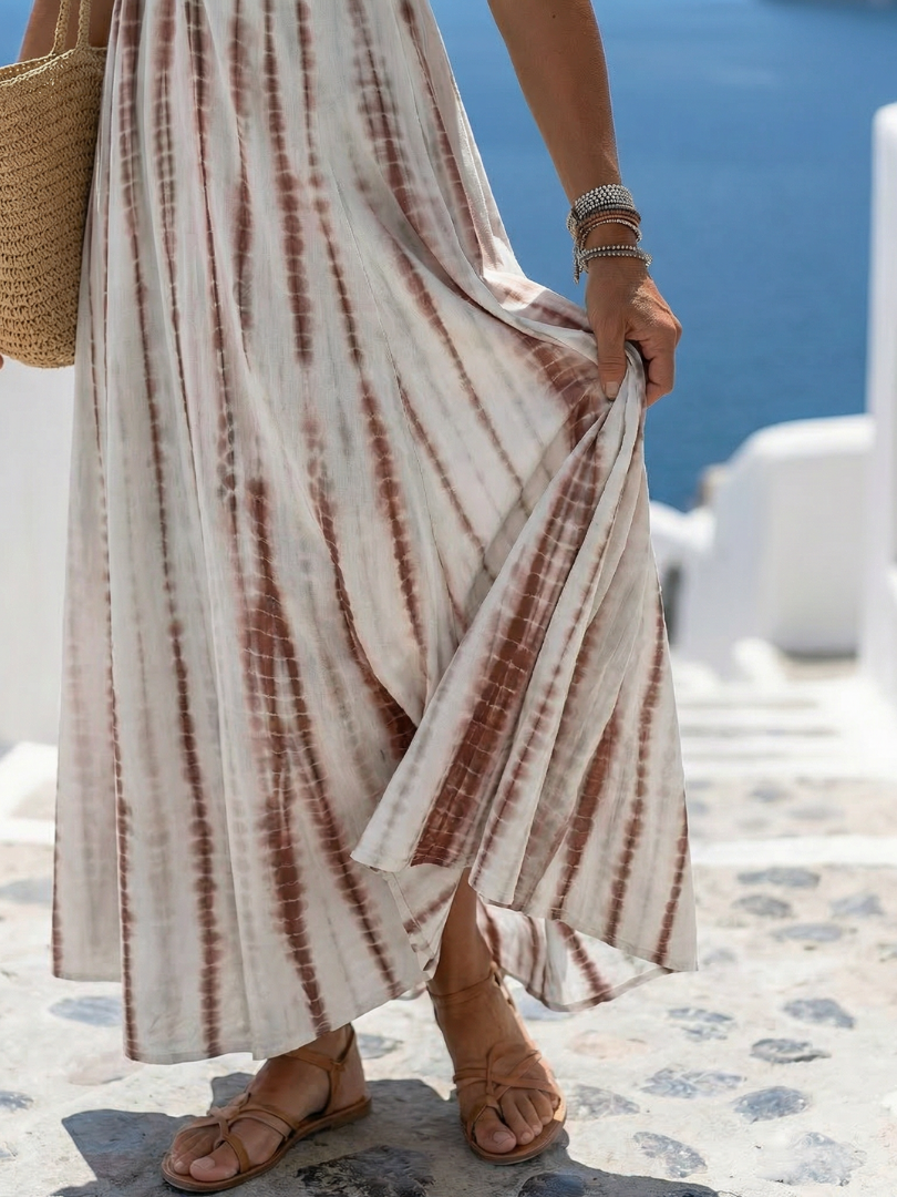 KARYS™ | Robe Midi Teintée Douce à Coupe Décontractée