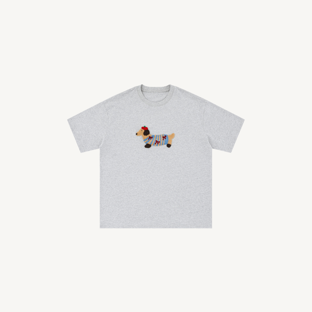 DENISE™ | T‑shirt brodé chiot