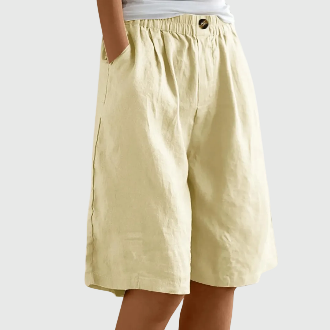 MARIE | Shorts Amples Taille Élastique