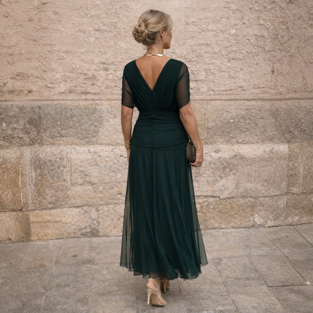 Lydia | Robe Maxi épaule dénudée