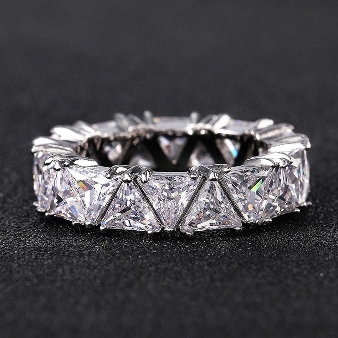 Bague Vintage en Pierre Triangle