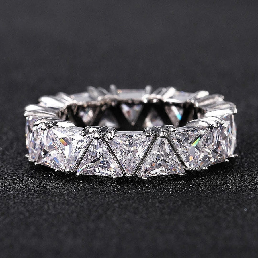 Bague Vintage en Pierre Triangle