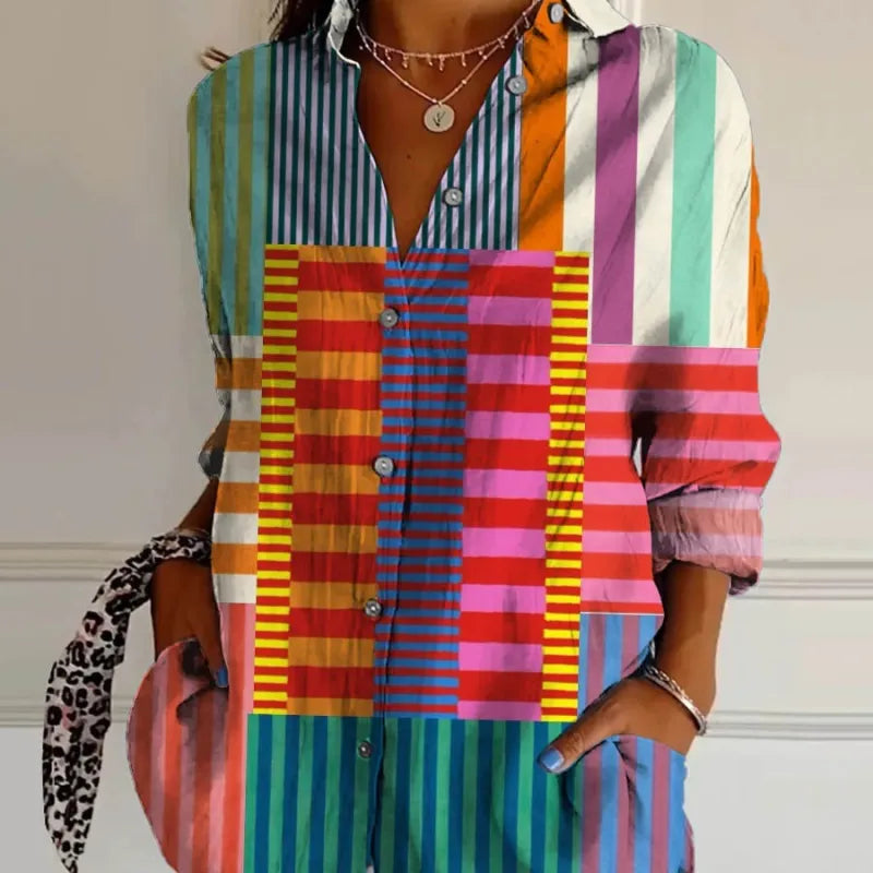 MAËVA™ | Blouse colorée