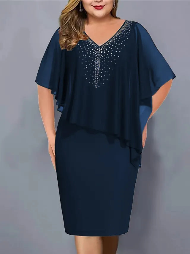 Claudine | Robe Élégante Grande Taille