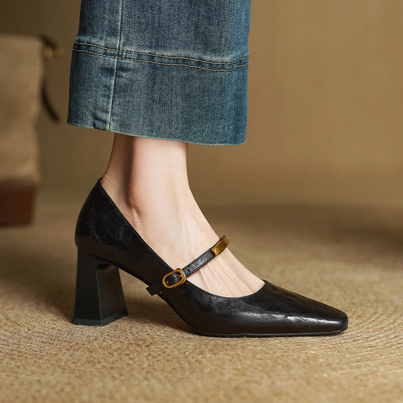 MARLEON | Talons Riemchen en Cuir