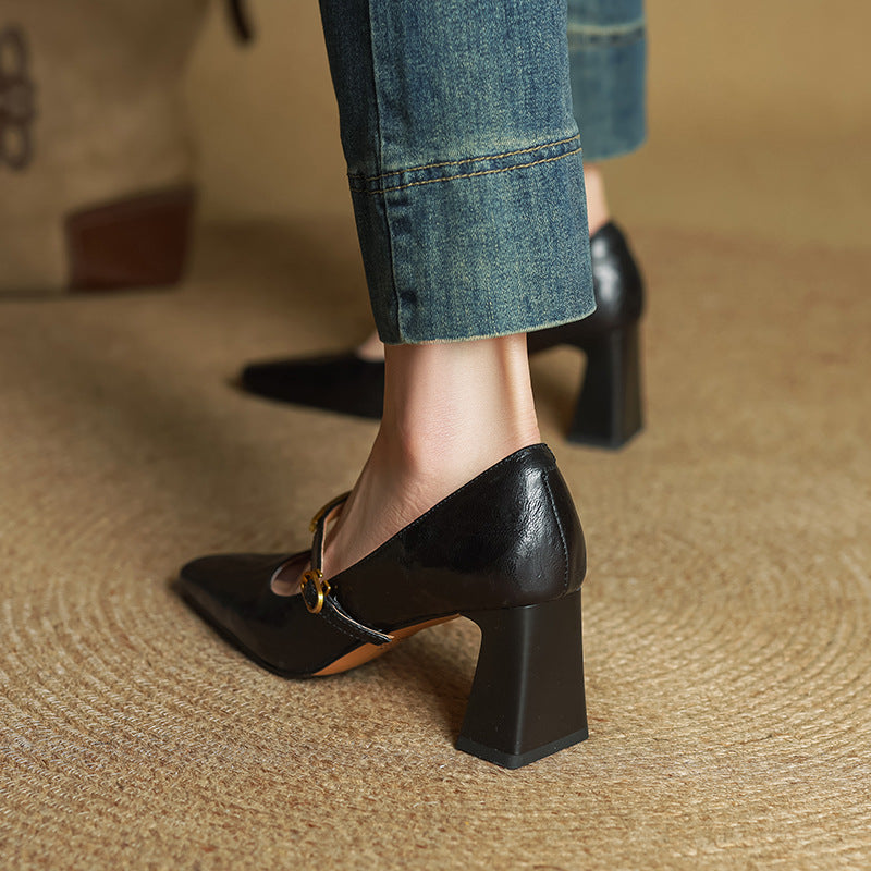 MARLEON | Talons Riemchen en Cuir