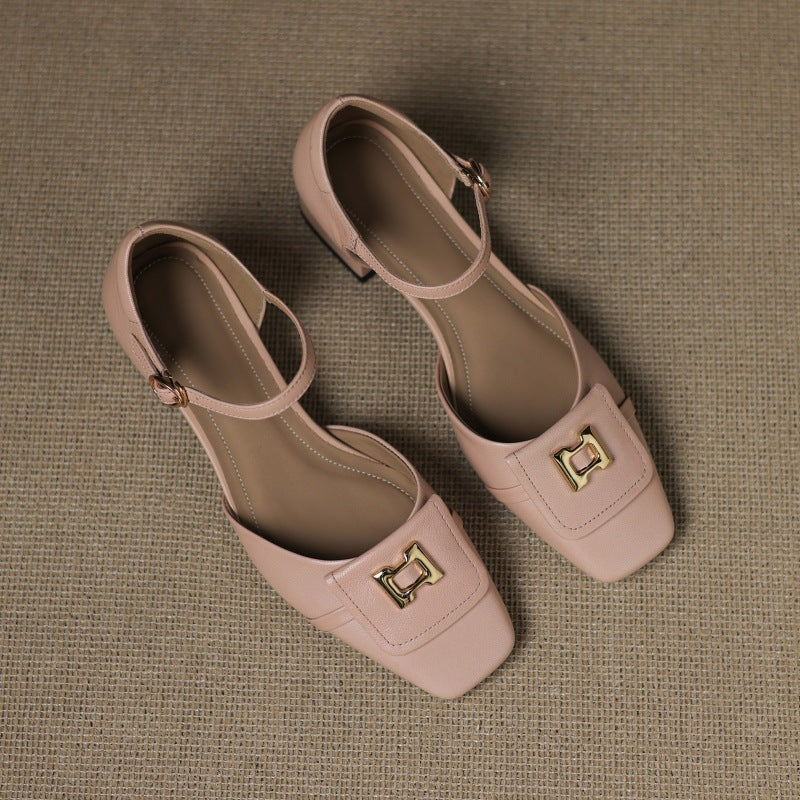 ELVANE | Sandales en Cuir à Boucle