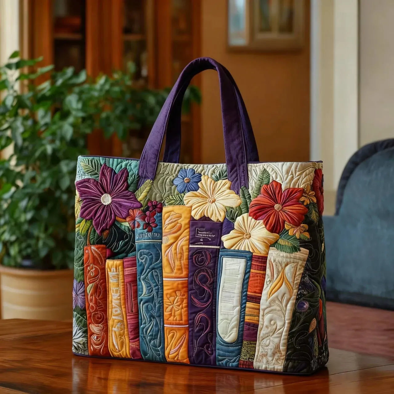 LIVRES | Sac Tote Rembourré Élégant