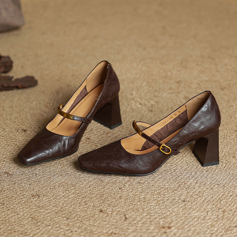 MARLEON | Talons Riemchen en Cuir
