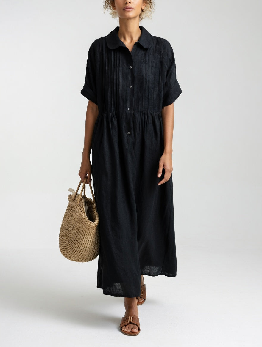 Lysandra | Robe Chemise Longue Intemporelle