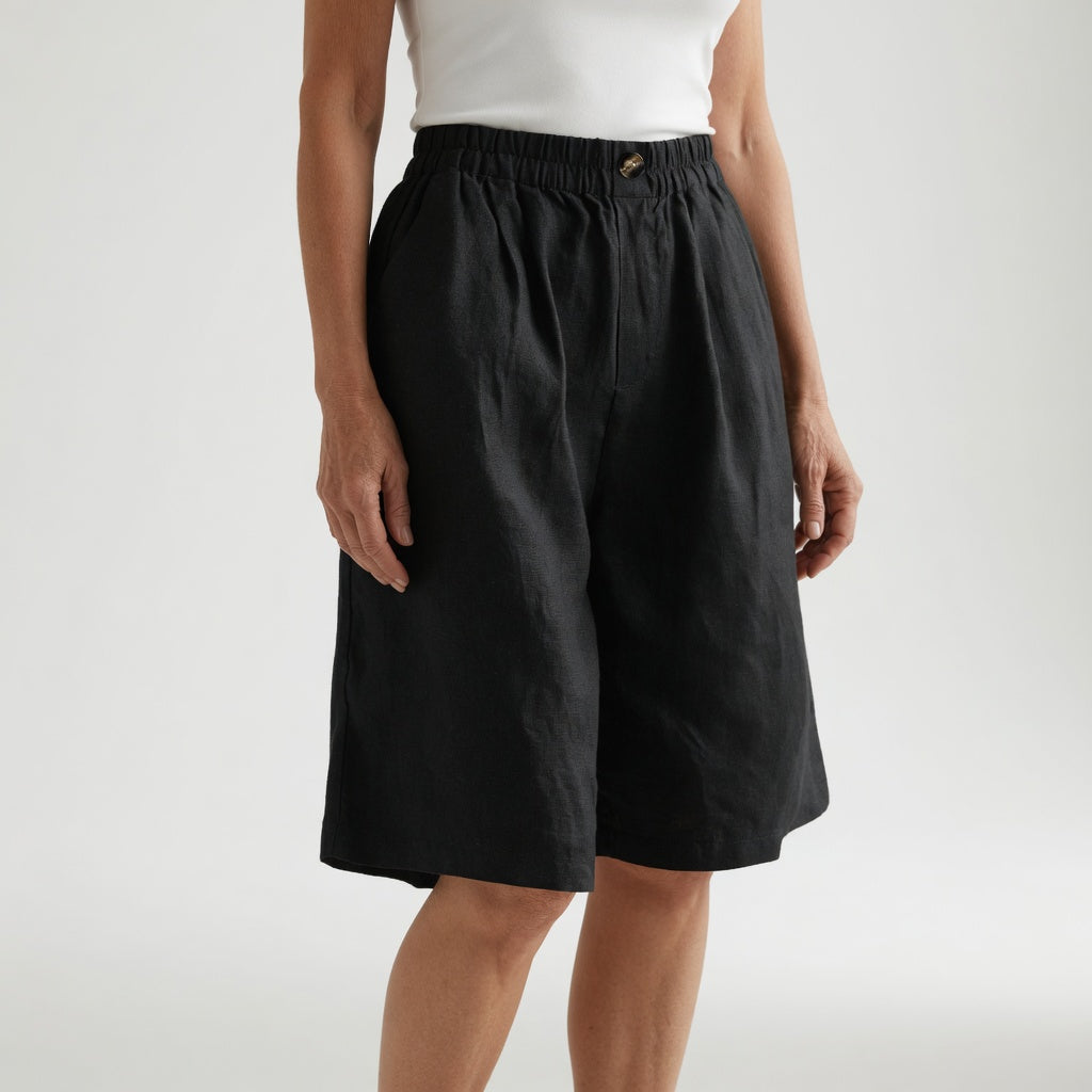 WANDELINE | Short large taille élastique confort estival naturel