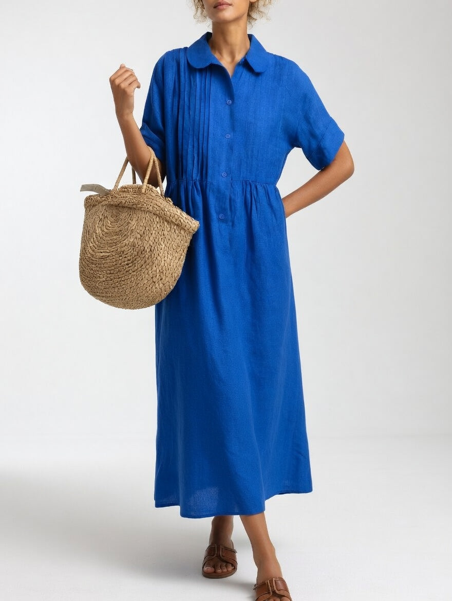 Lysandra | Robe Chemise Longue Intemporelle