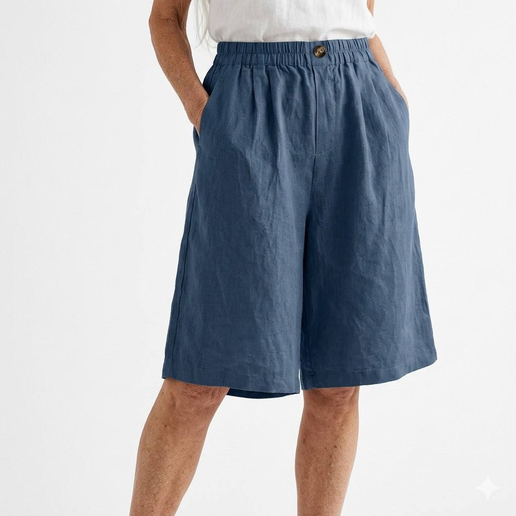 WANDELINE | Short large taille élastique confort estival naturel