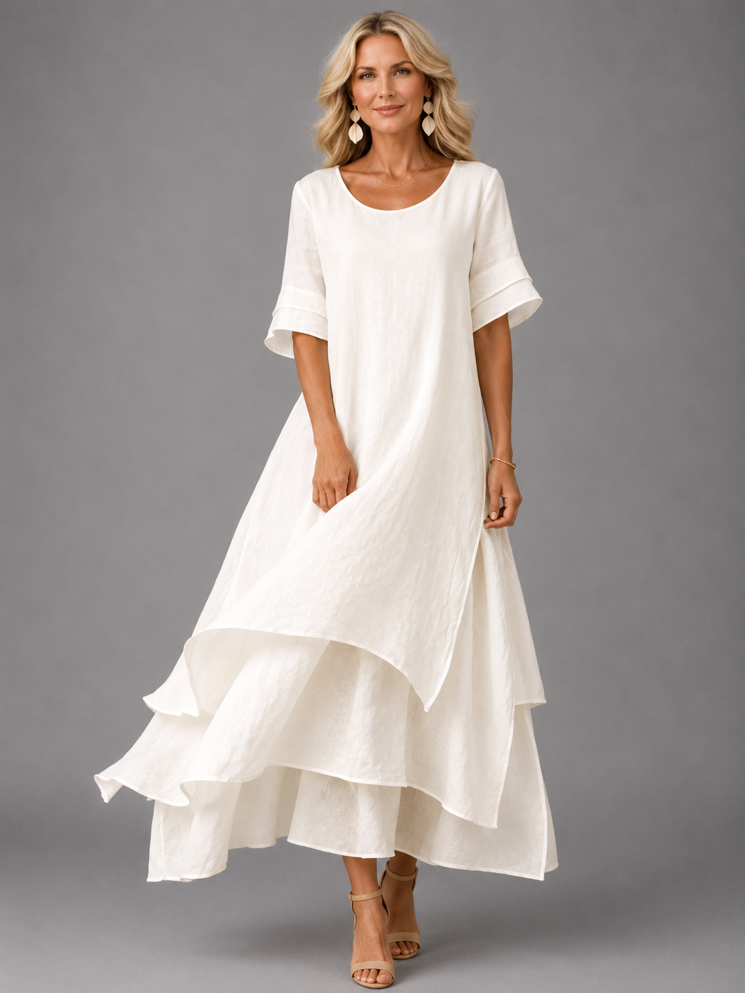 Camille | Robe Maxi Élégante à Volants