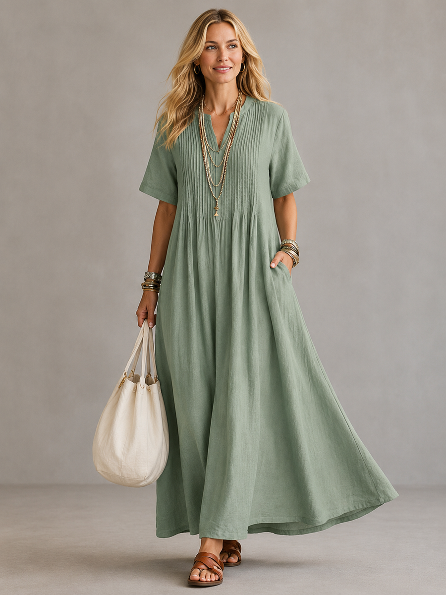 Évelyne | Robe Maxi Élégante