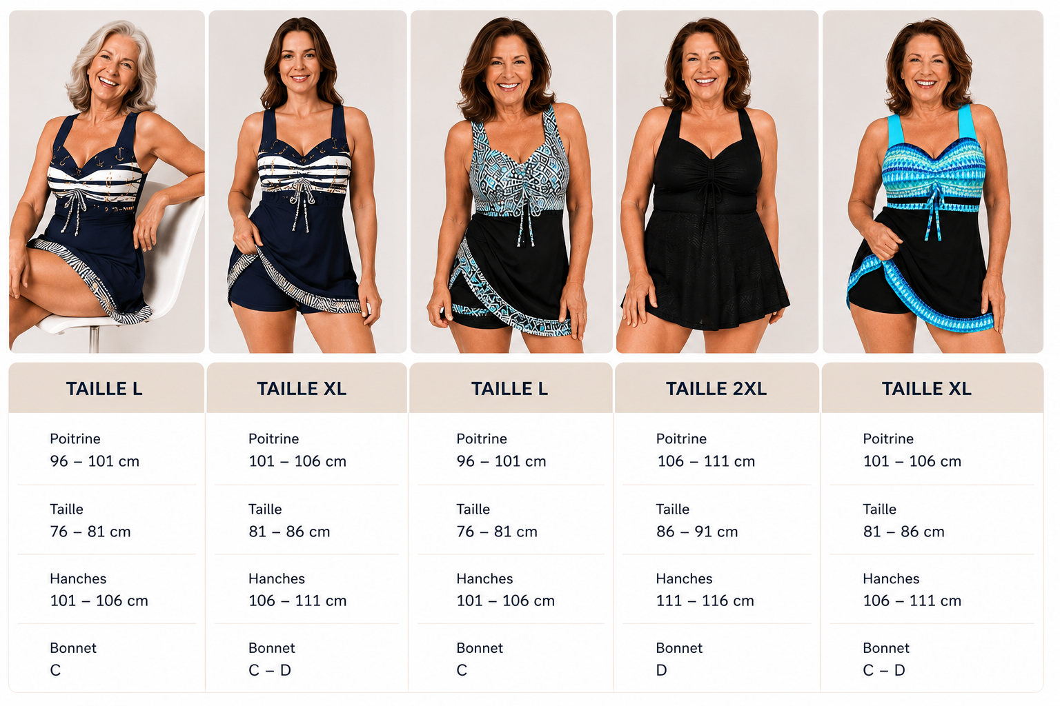 NORA | Tankini Ventre Flatteur
