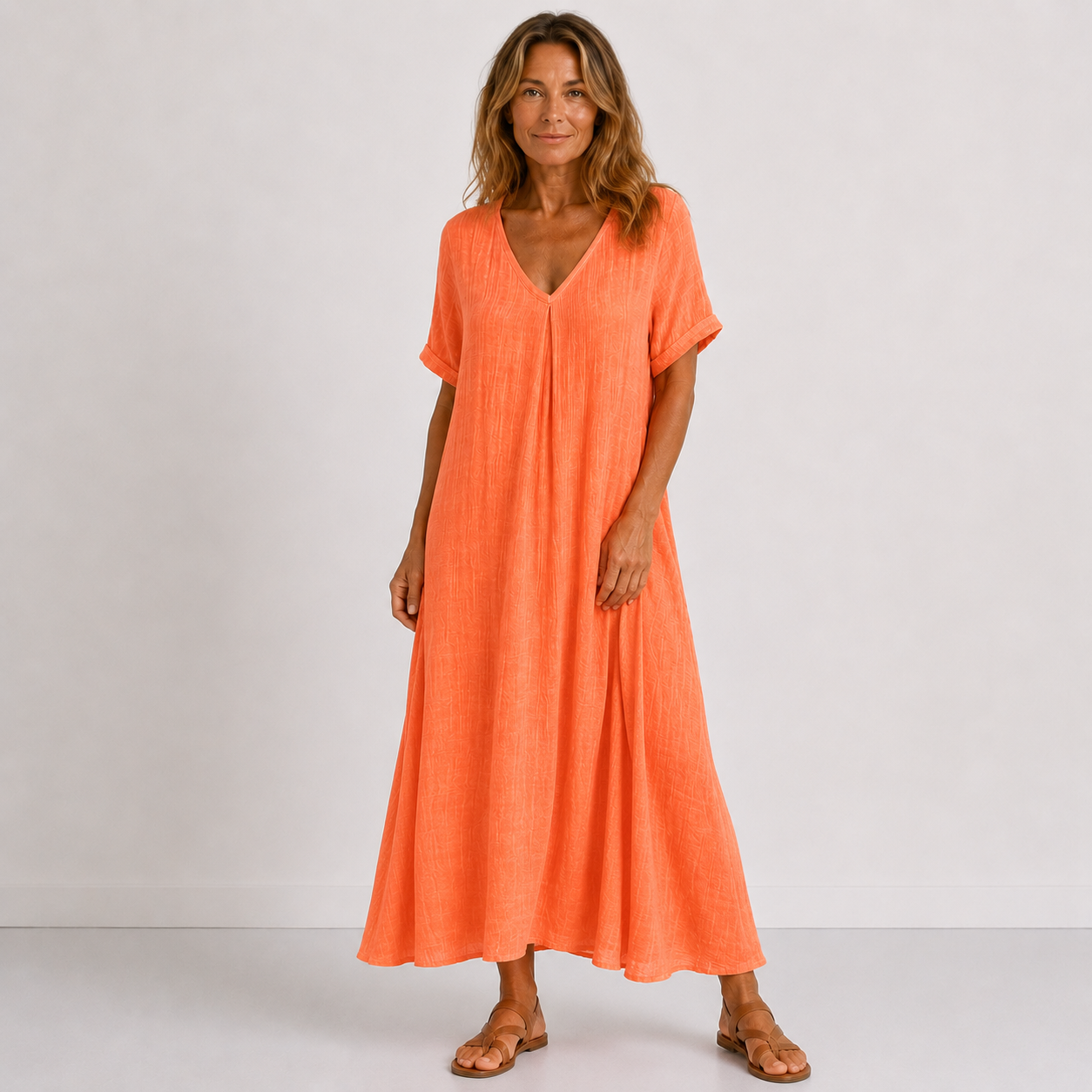 Madeleine | Robe Maxi Fluide Décontractée