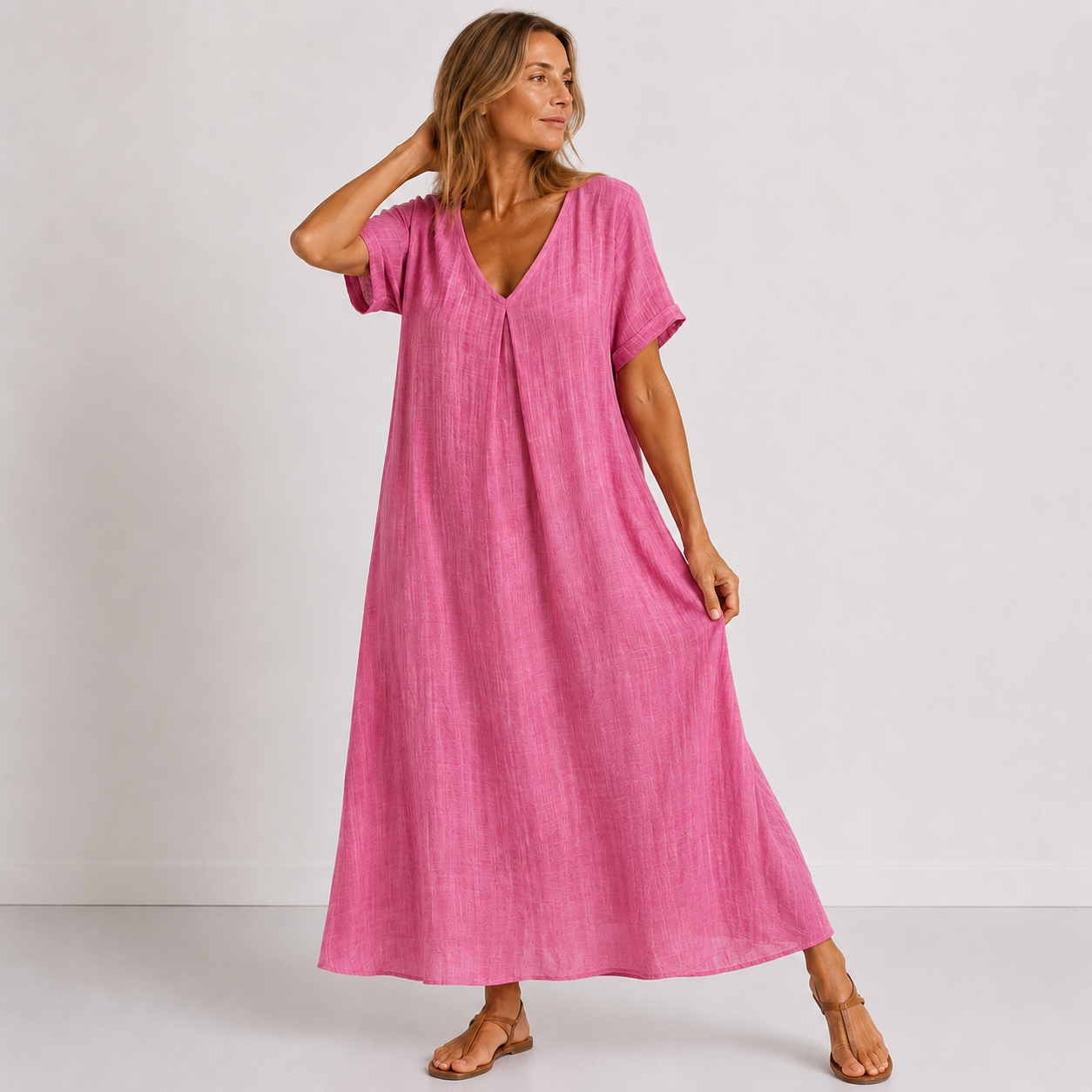 Madeleine | Robe Maxi Fluide Décontractée