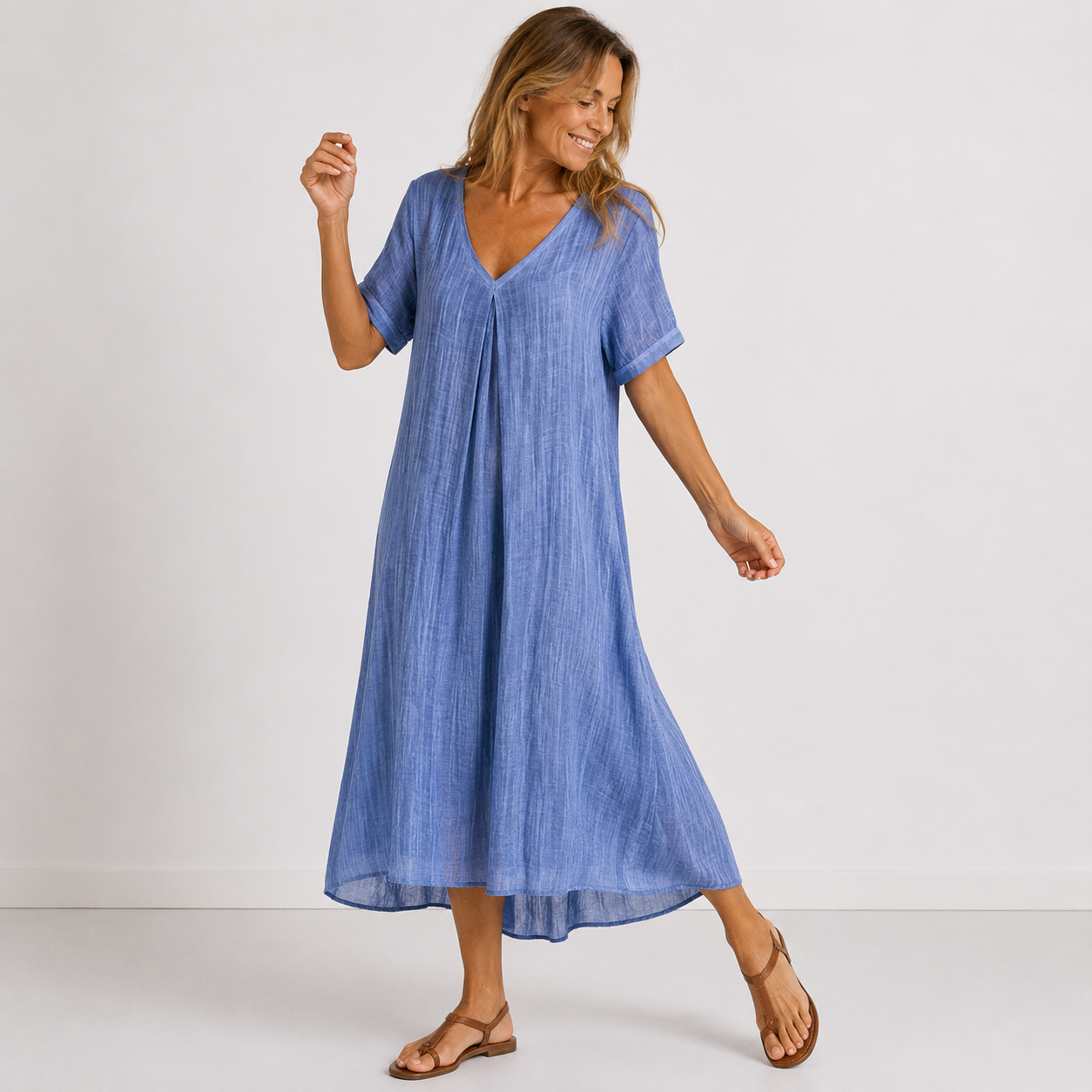 Madeleine | Robe Maxi Fluide Décontractée
