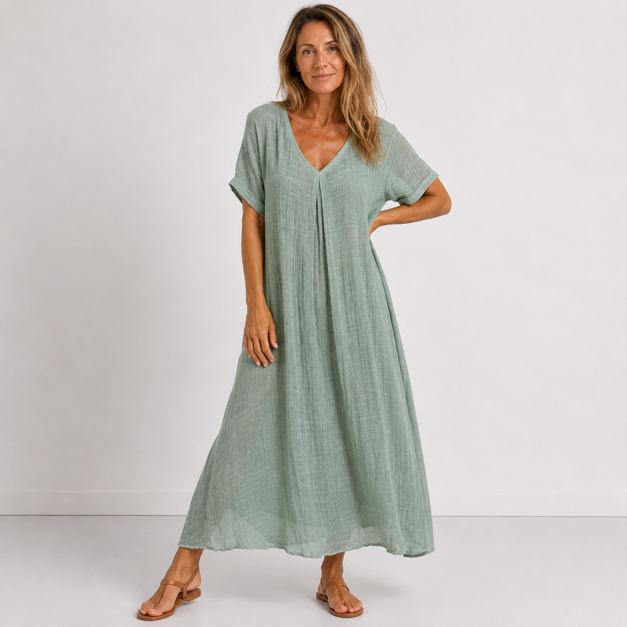 Madeleine | Robe Maxi Fluide Décontractée