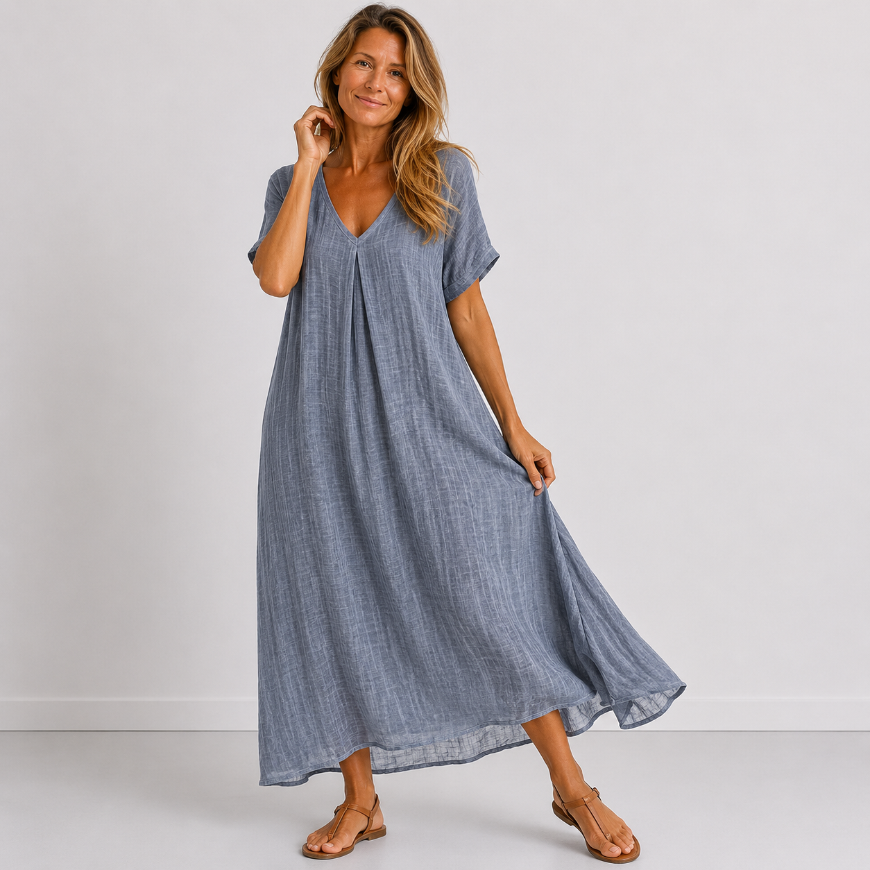 Madeleine | Robe Maxi Fluide Décontractée