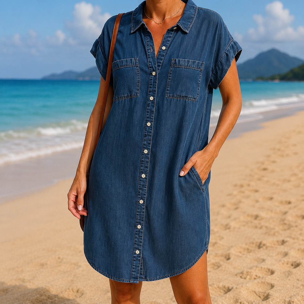 Martine | Robe Chemise Décontractée