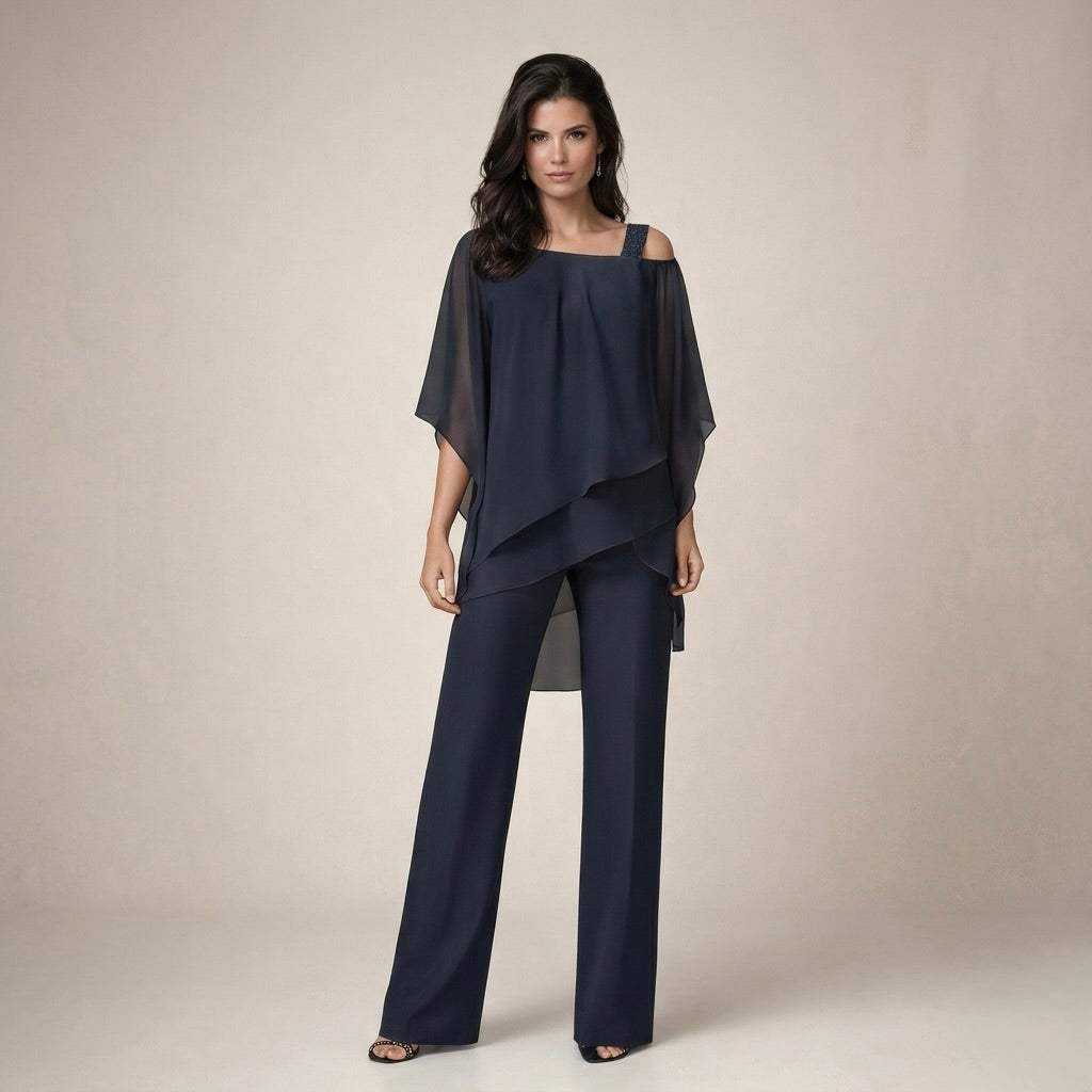 CLARA™ | Ensemble Élégant avec Top Superposé