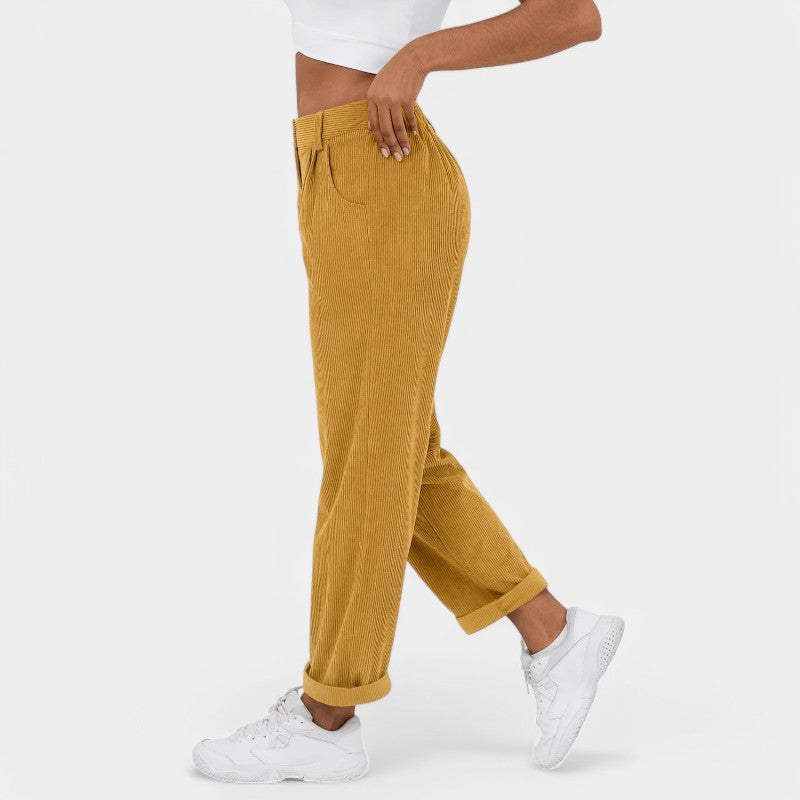 NOÉMIE ™ | Pantalon en velours côtelé