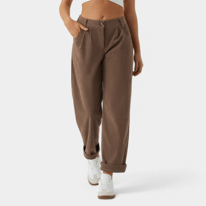NOÉMIE ™ | Pantalon en velours côtelé