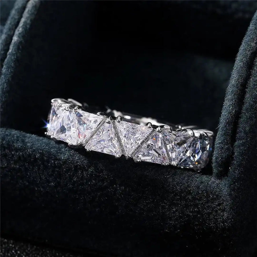 Bague Vintage en Pierre Triangle