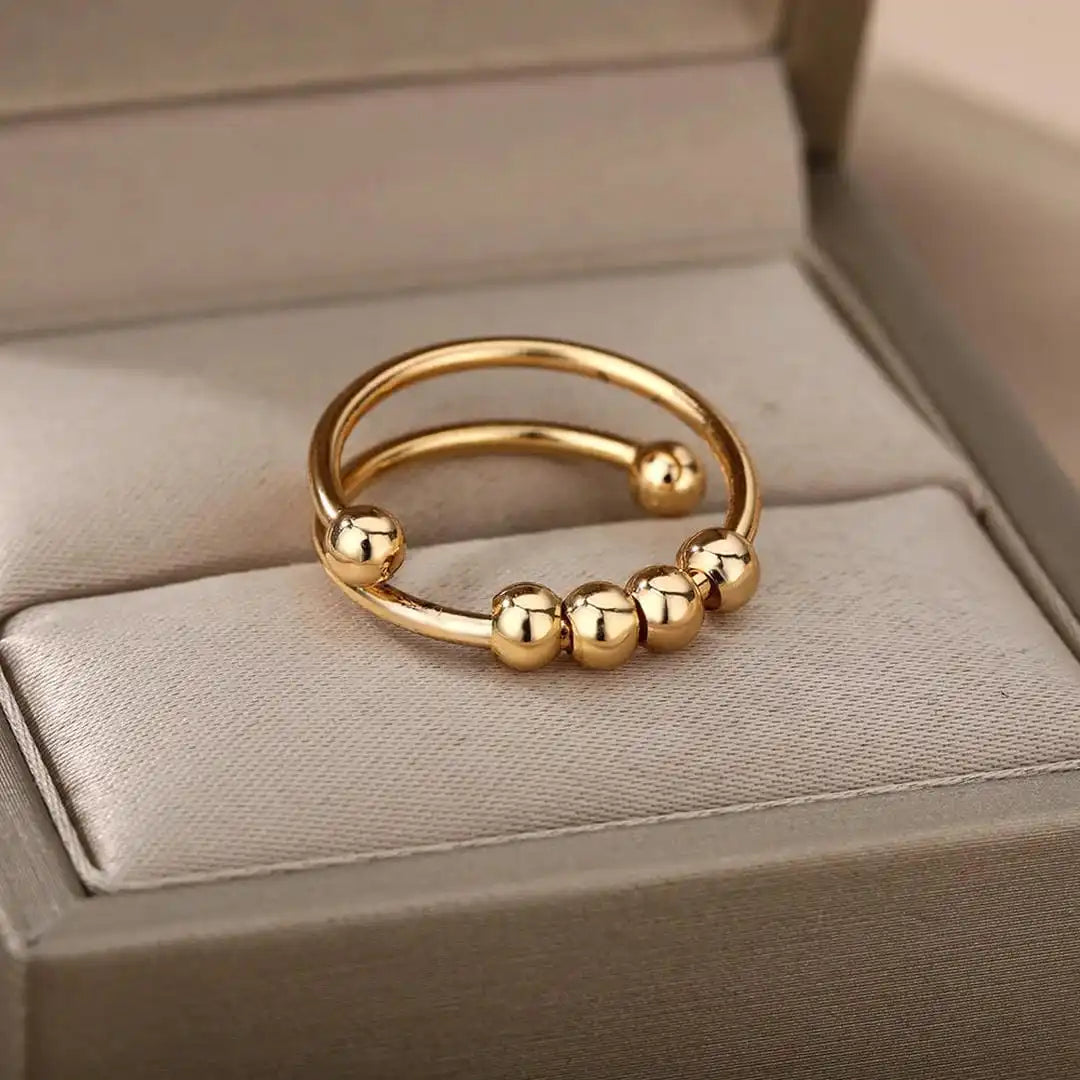 Bague en perles anti-stress et contre l'anxiété