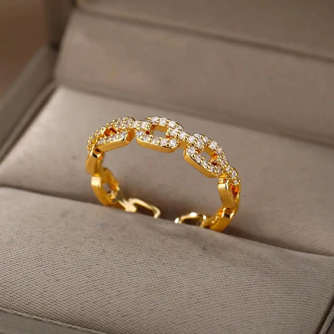 Bague Ajustable Chaîne de Lien Verona