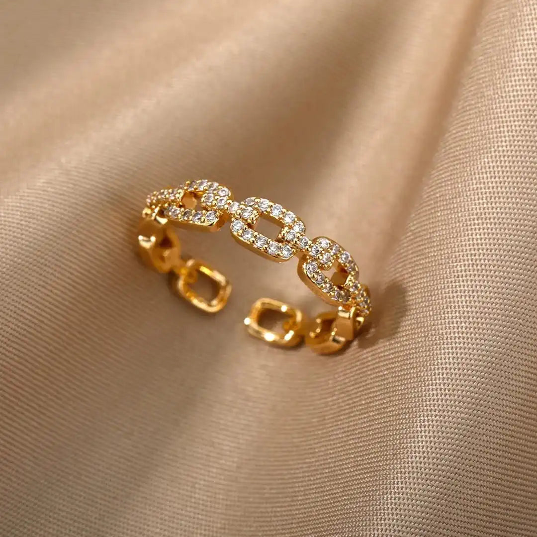 Bague Ajustable Chaîne de Lien Verona